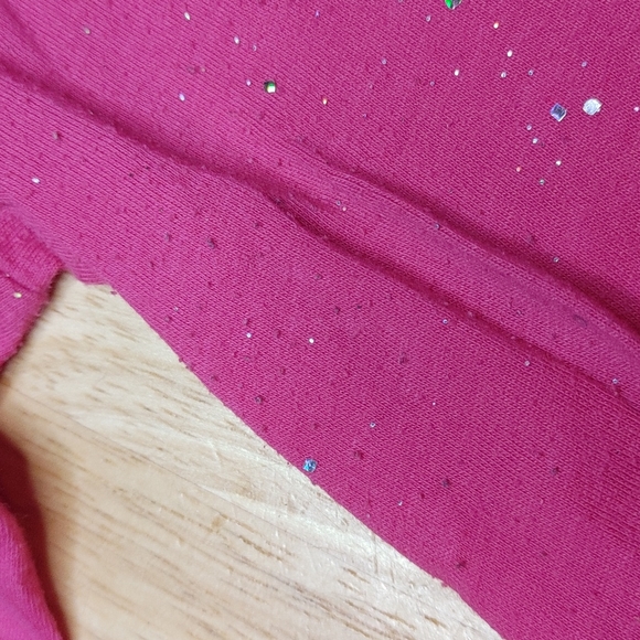 💥 Bundle Only 💥 PS by AEROPOSTALE Pink Sparkled Long Sleeve Tee - Picture 2 of 4